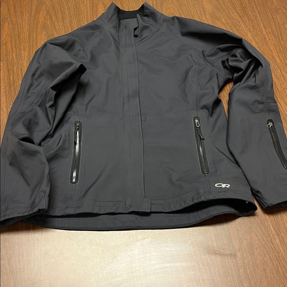 Outdoor Research‎ Black Jacket with Zippered Pockets, size medium